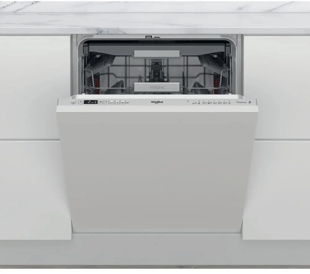 Машина посудомоечная встраиваемая 60 см Whirlpool WIO 3T126 PFE (14 комплектов / 3 полки / расход воды - 9,5 л / 6th Sense / FlexiSpace / А++)-0