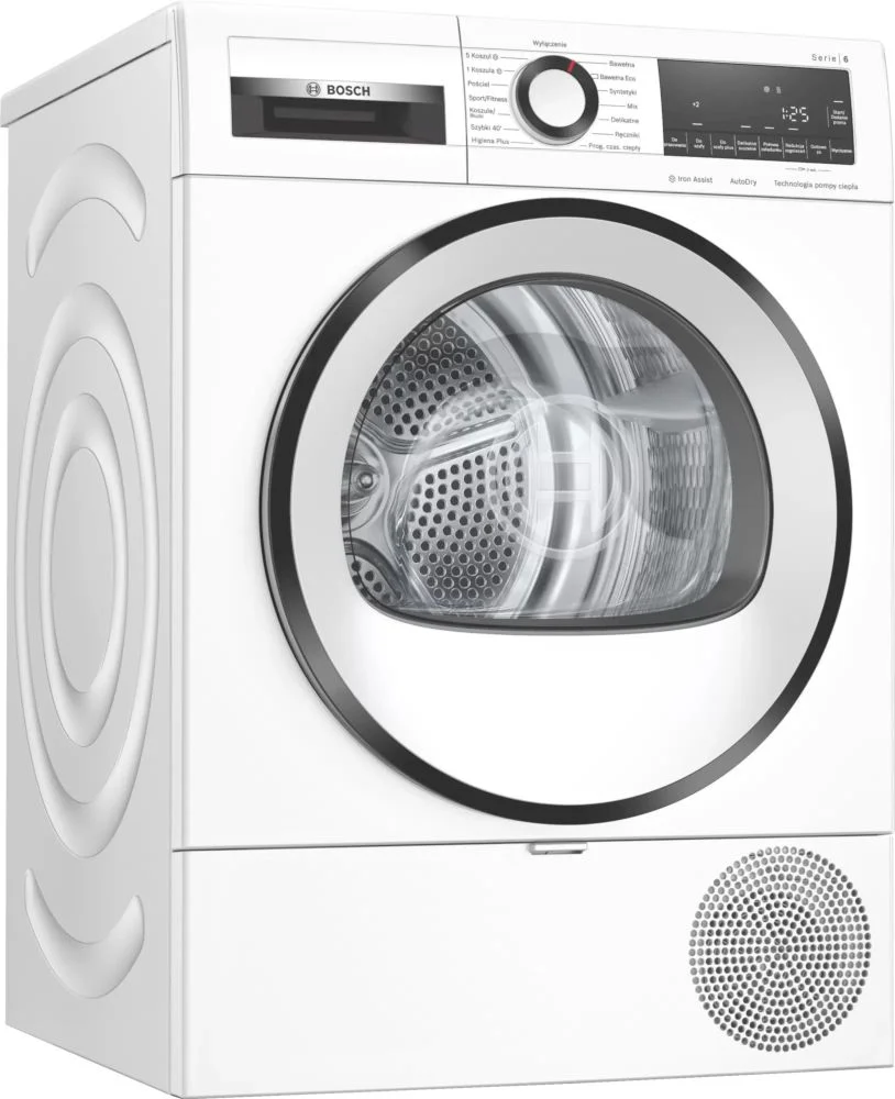 Сушильная машина с тепловым насосом Bosch WQG233CGPL (Serie6 / 59,9см / 8кг / AutoDry / AutoDry / AntiVibration Design / А++)-0