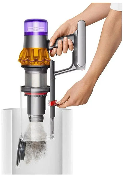 Пылесос Dyson V15 Detect Absolute EU, yellow/nickel-4