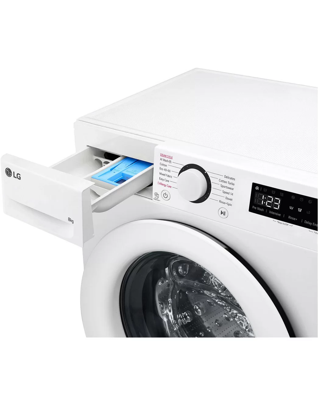 Стиральная машина LG F2WR508SWW (47.5см / 8кг / 1200об / пар / добавление белья / AI DD™ / Steam™ / А+++)-4