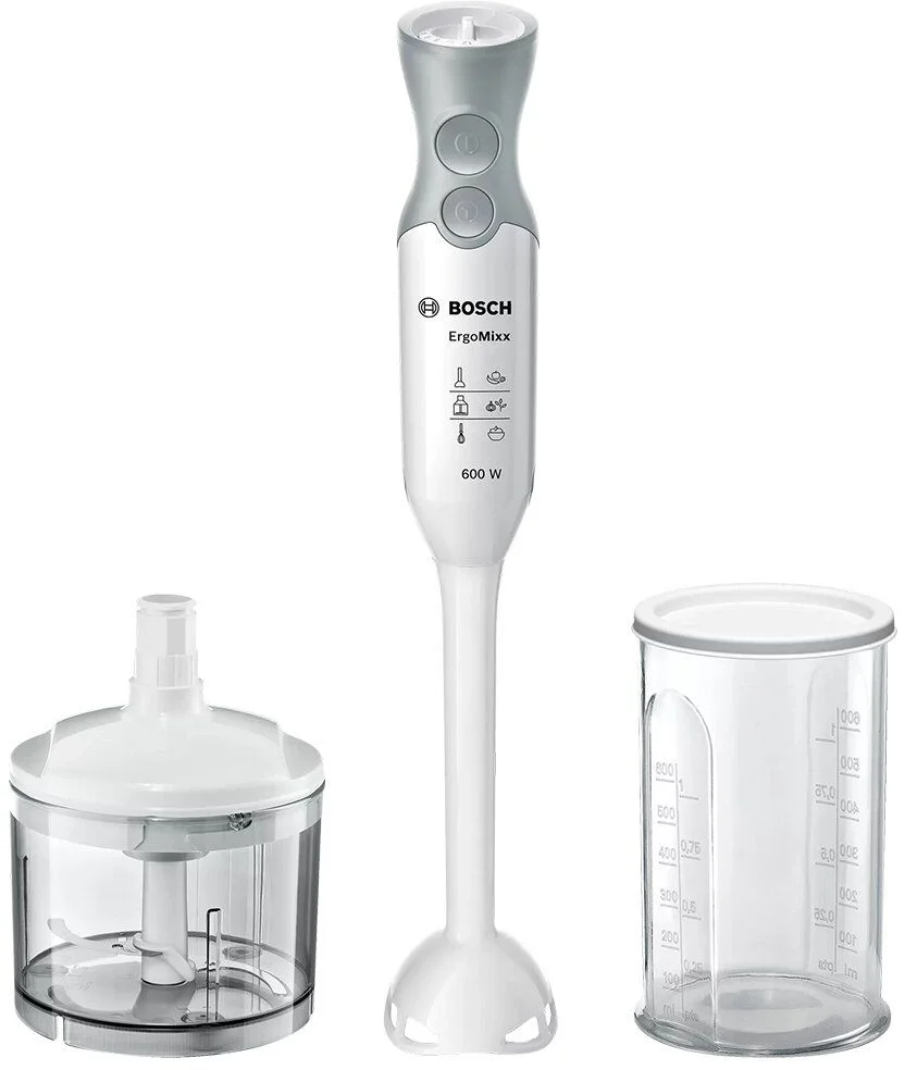 Блендер Bosch MSM66130 (600 Вт/ скоростей 12/ турборежим/ венчик, стакан)-1