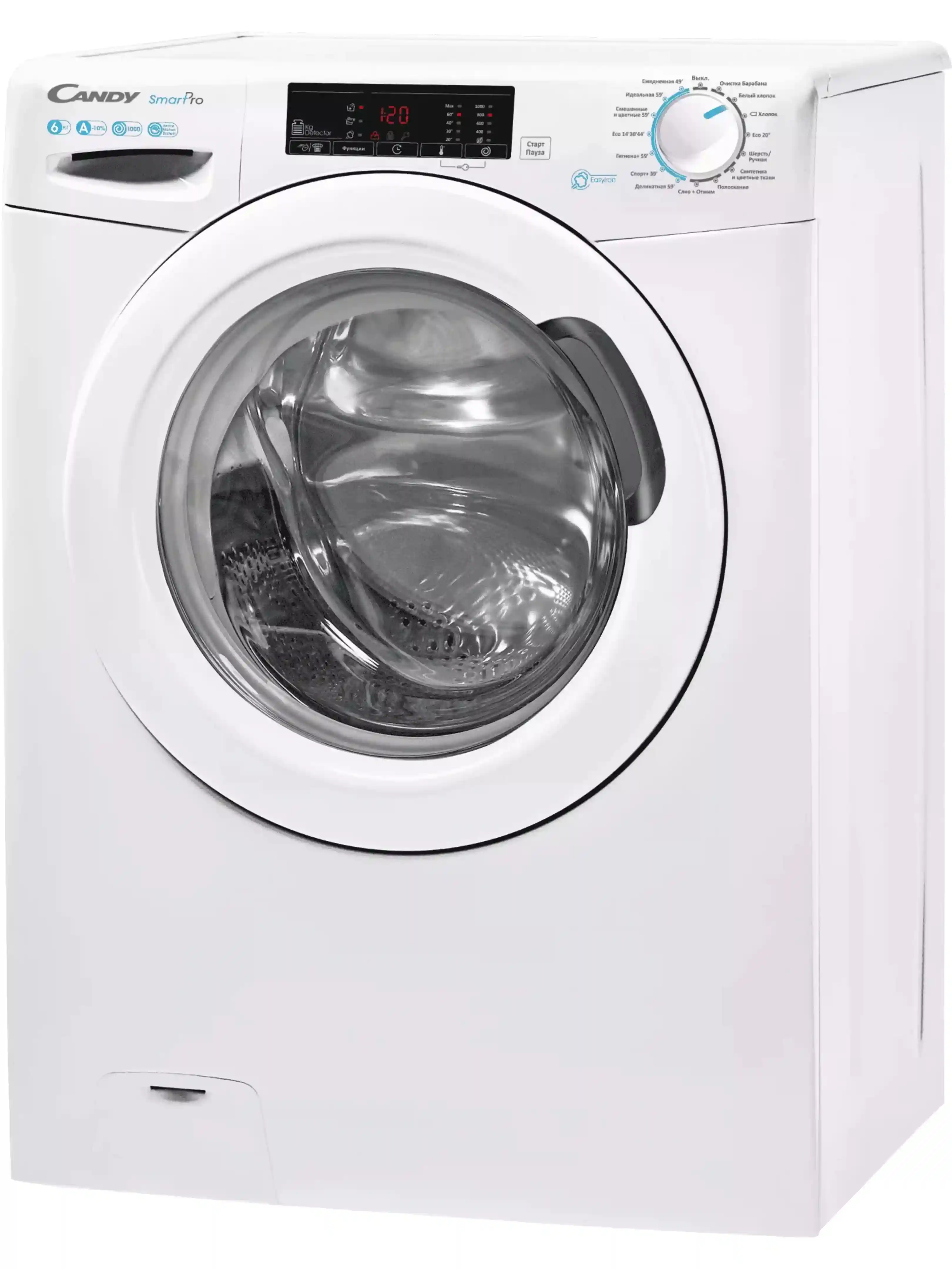 Стиральная машина Candy Smart Pro CSO34 106T1/2-07 (34-40.2см / 6кг / 1000об / Пар / A)-2