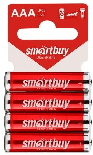 Батарейки BL4 Smartbuy LR03/4SB (SBBA-3A04SB) алкалиновая BL4 (цена за 4 шт.)-0