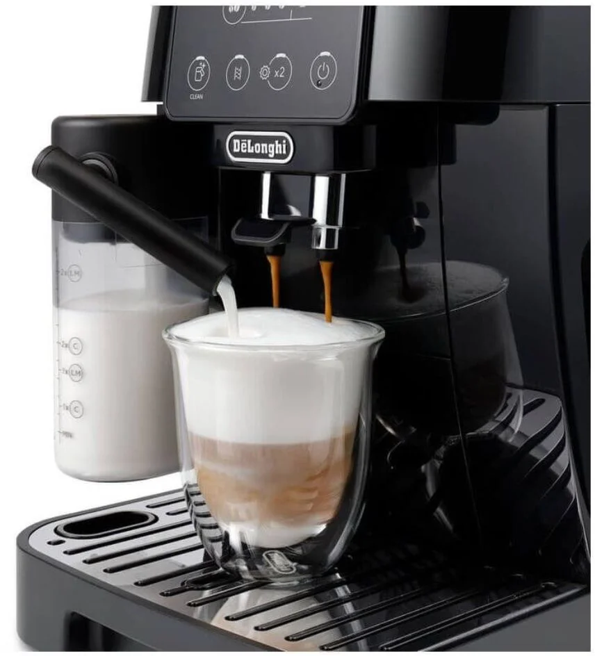 Кофемашина DeLonghi Magnifica Start ECAM220.60.B (кофе зерновой, молотый/ 1450 Вт/ 1.8 л/ автоматический капучинатор/ 4 напитка)-2