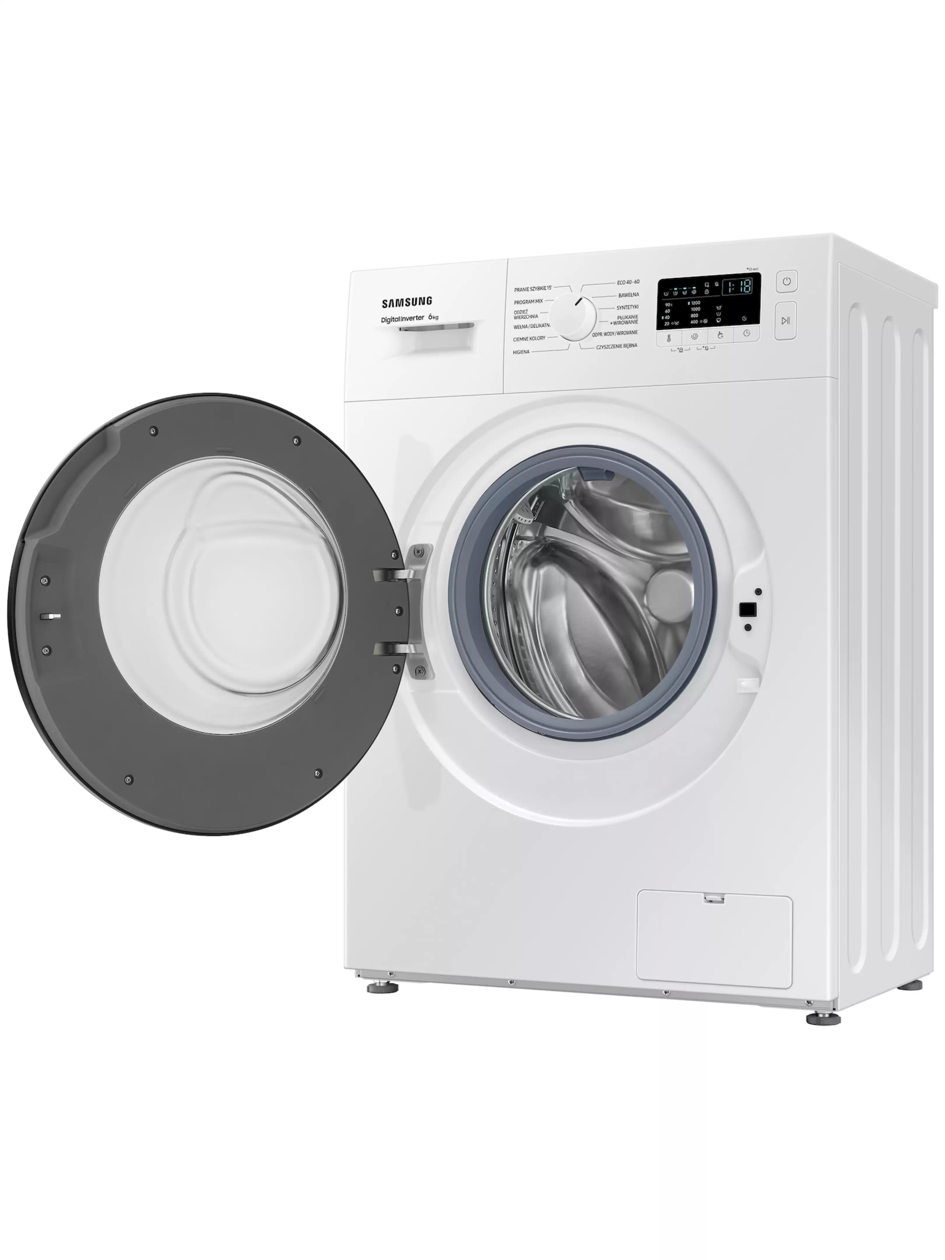 Стиральная машина Samsung WW60A3120BE (40см / 6кг / 1200об / пар / Drum Clean / мотор - Digital Inverter)-4