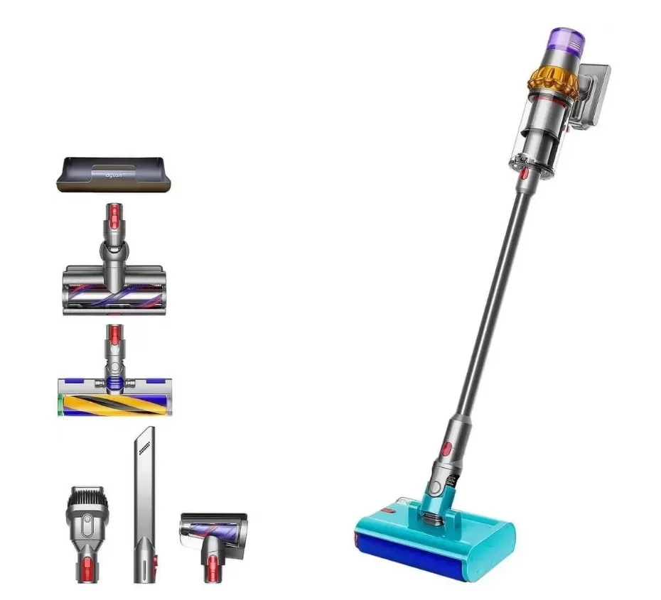 Пылесос Dyson V15s Detect Submarine EU, yellow/nickel (448798-01)-0