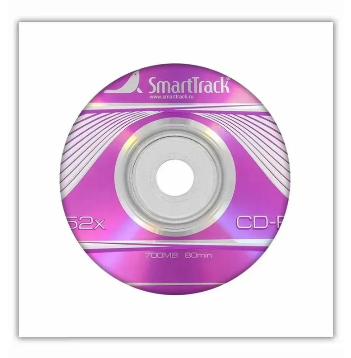 Диск CD-R Smart Track 700 Mb, 52x, бум. конверт (1)-0