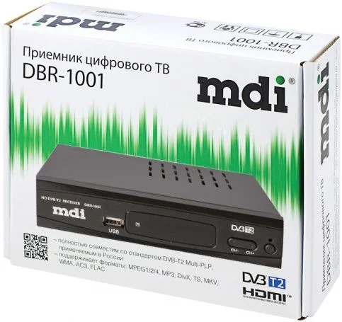 Приемник цифровой эфирный DVB-T2 MDI DBR-1001-0