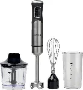 Блендер Gorenje HBX1000XE (1000 Вт/ турборежим/ венчик, измельчитель, стакан)-0