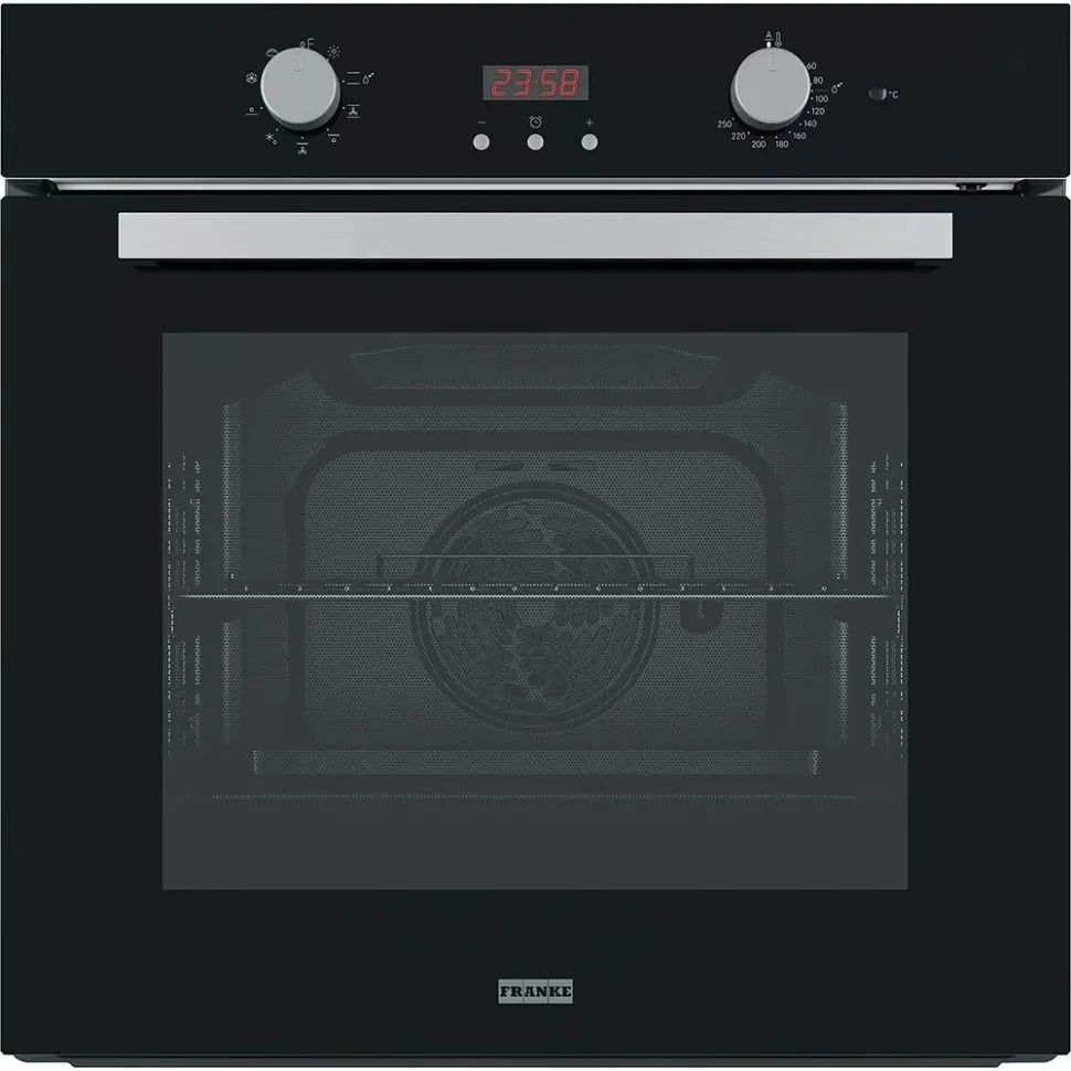 Духовой шкаф Franke FSL 86 H BK (71 л / до 250°C / чёрное стекло / Боковые напр. / AquaClean / SoftClose / A)-0