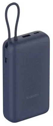 Портативная батарея Xiaomi Power Bank 33W 20000mAh, встроенный кабель, синий (BHR8975GL)-0