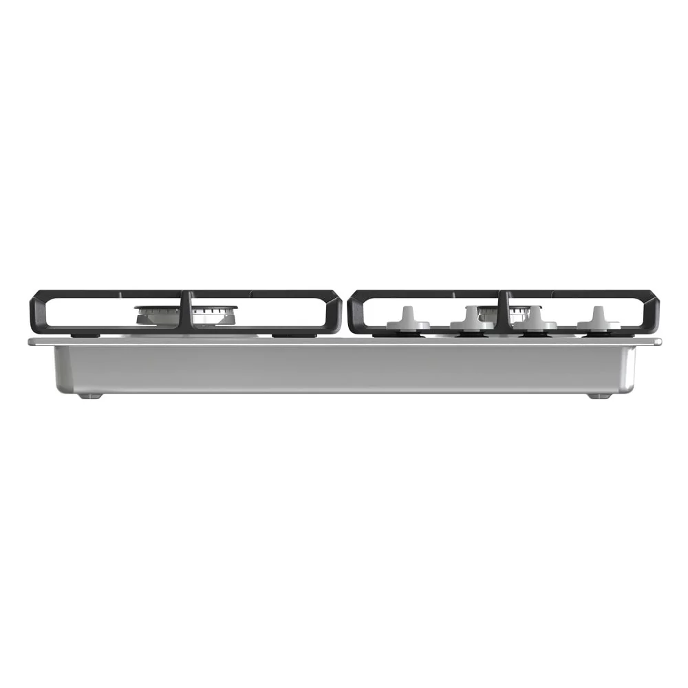 Поверхность газовая Gorenje G641EX (Essential / нерж / нержавеющая сталь / чугунные решетки / BigSurface)-1