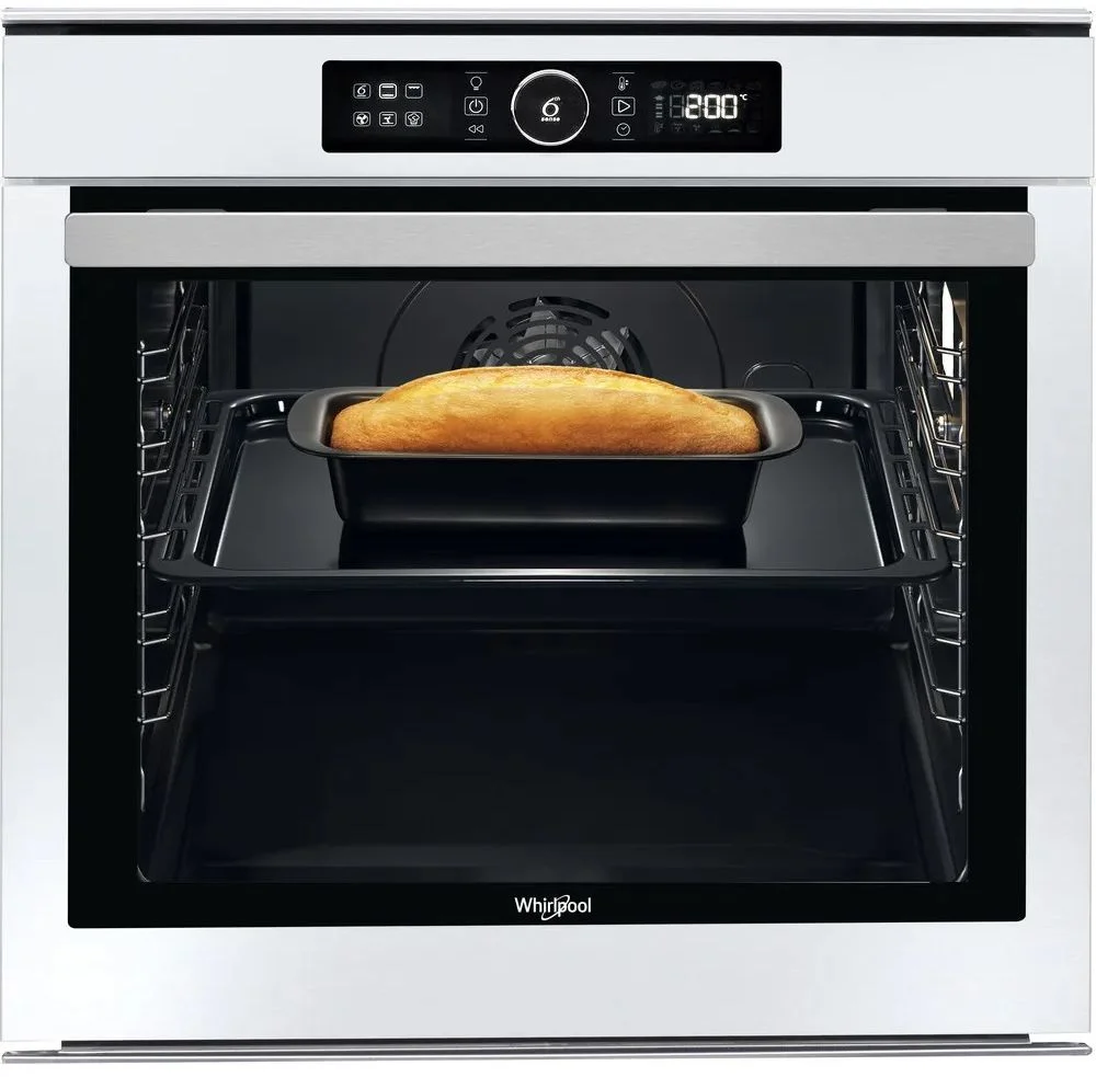 Духовой шкаф Whirlpool AKZM 8480 WH (73 л / до 250 °C / Белый, стекло / Пиролиз / Гриль / Телескоп. напр. / сенсорный экран / SoftClosing / A+)-0