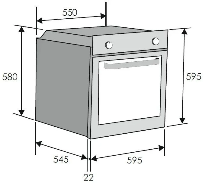 Духовой шкаф Candy FCS100N (Smart / 71 л / до 245 °C / Чёрный, эмаль / Гриль / Рельефные направляющие / A)-4