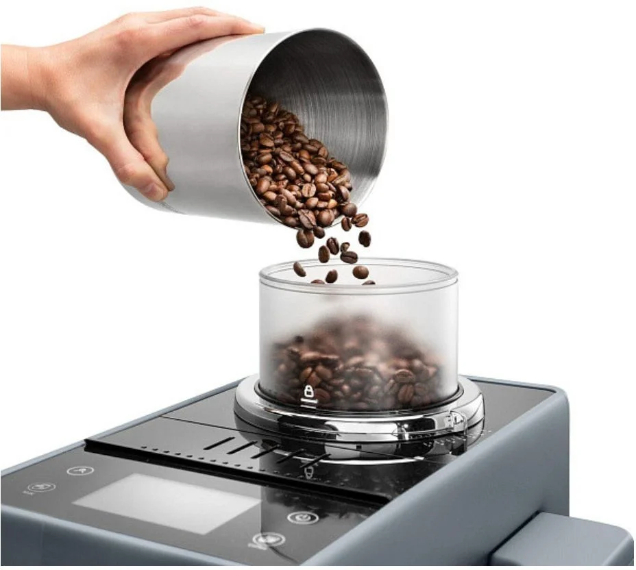 Кофемашина DeLonghi Rivelia EXAM440.55.G (кофе зерновой, молотый/ 1450 Вт/ 1.4 л/ автоматический капучинатор/ 13 напитков)-1