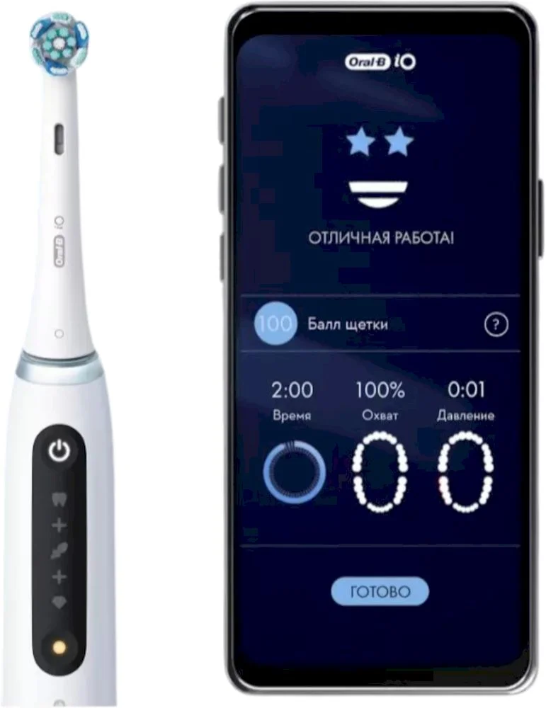 Зубная щетка электрическая Braun Oral-B iO 5 White Alabaste-3