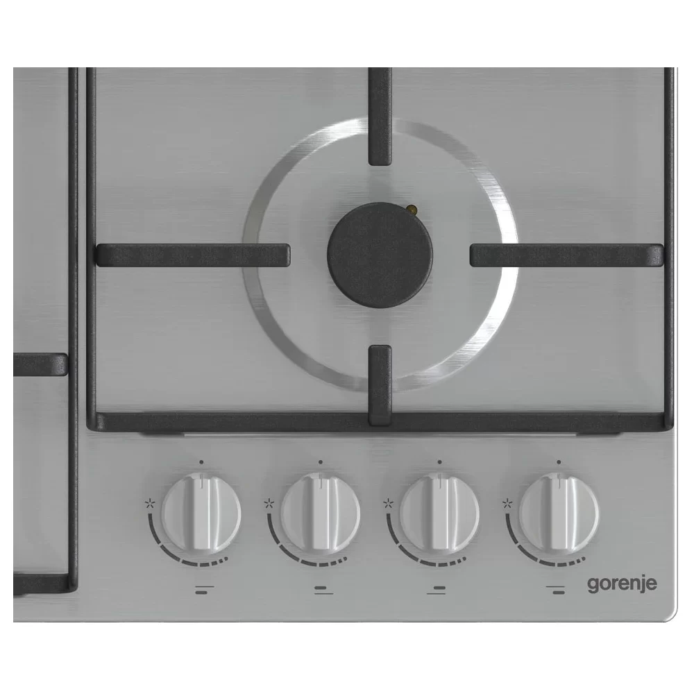 Поверхность газовая Gorenje G640EX (Essential / нерж / нержавеющая сталь / эмаль / XtraSurface)-4
