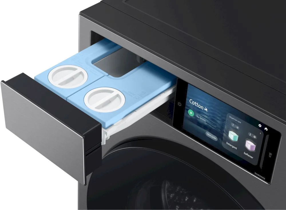 Стиральная машина Samsung WF90F09C4SU4 (60см / 9кг / 1400об / пар / Wi-Fi / AI Wash, AI Home / мотор - Digital Inverter / A+++ / Серебро)-5