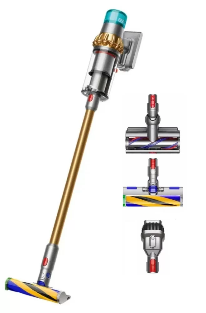 Пылесос Dyson V15 Detect Absolute Gold EU (447000-01)-0
