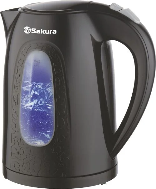Чайник Sakura SA-2345BK (2200 Вт / 2 л / пластик / чёрный)-0