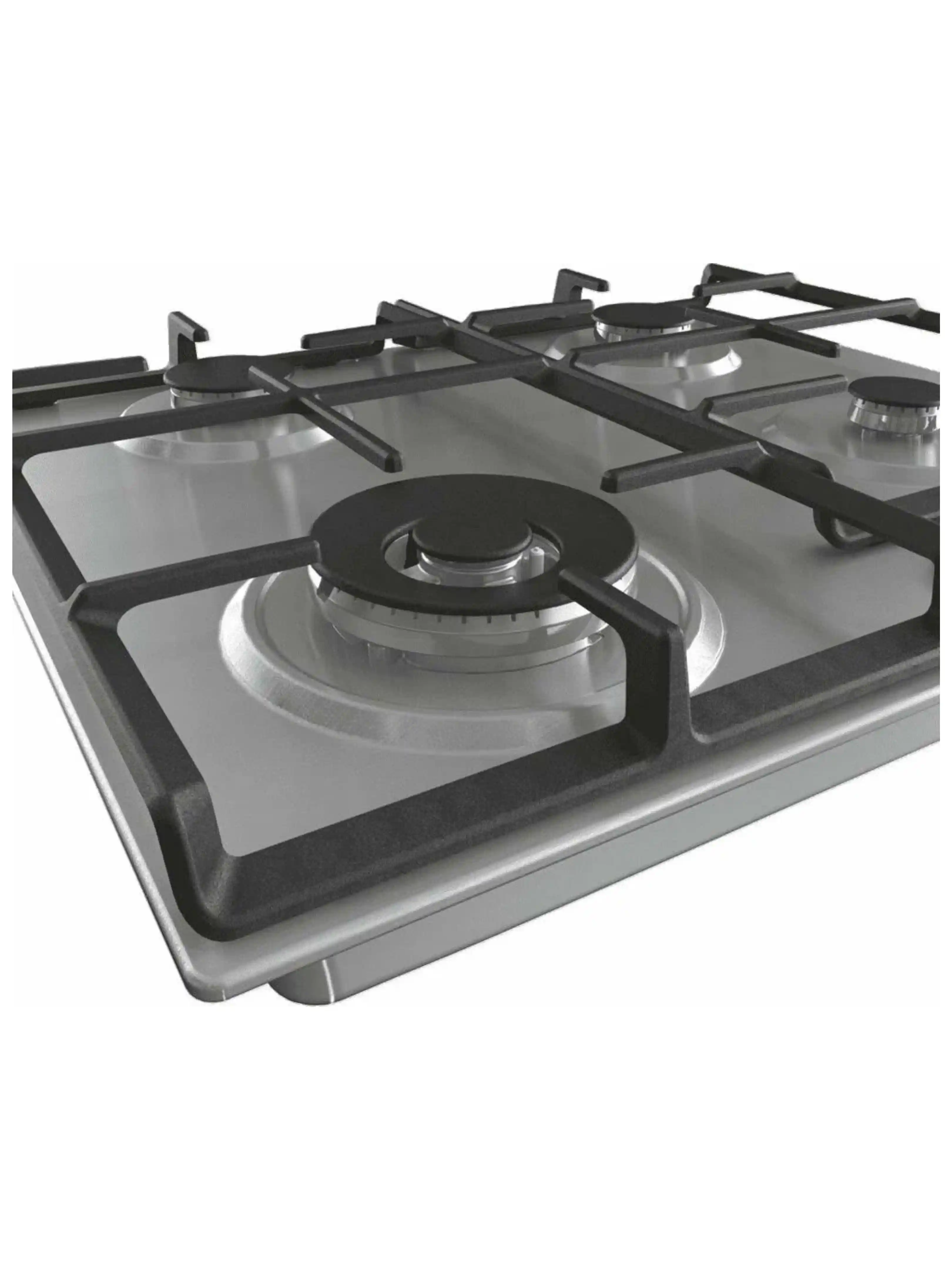 Поверхность газовая Gorenje GW641EBX (Essential / Нержавеющая сталь / Чугун / XtraSurface / WOK)-3