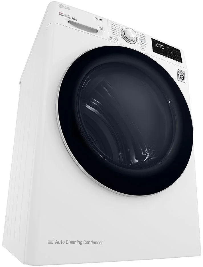 Сушильная машина с тепловым насосом LG RH80V3AV6N (69см / 8кг / Конденсационная / Allergy Care / Eco Hybrid™ / DUAL Inverter Heat Pump™/ThinQ™/Wi-Fi)-10