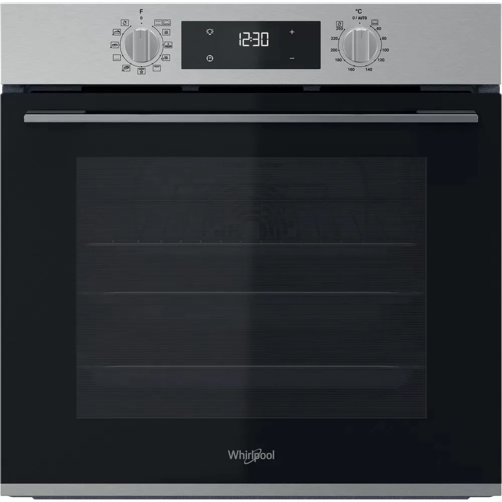 Духовой шкаф Whirlpool OMK58HR0X (71 л / до 250 °C / Нерж. сталь / Гидролиз / Гриль / Съемные напр. / A+)-0