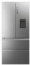 Холодильник Side by Side Haier HFW7819EWMP (Объем - 537 л / Высота - 192,5 см / Ширина - 83 см / A+ / Платиновая нерж. сталь / No Frost / диспенсер)-0