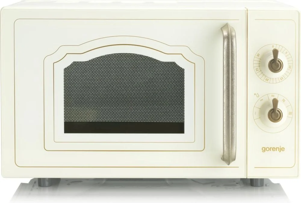 Микроволновая печь Gorenje MO4250TCLI (Classico / 20 л, 700 Вт, переключатели поворотный механизм, бежевый)-0
