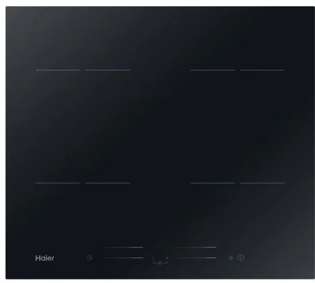 Поверхность индукционная Haier HAIPSJ64MC (CHEF@HOME SERIES 2 / черный / закаленное стекло / 4 конфорки / Wi-Fi + Bluetooth / таймер / 7 кВт)-0
