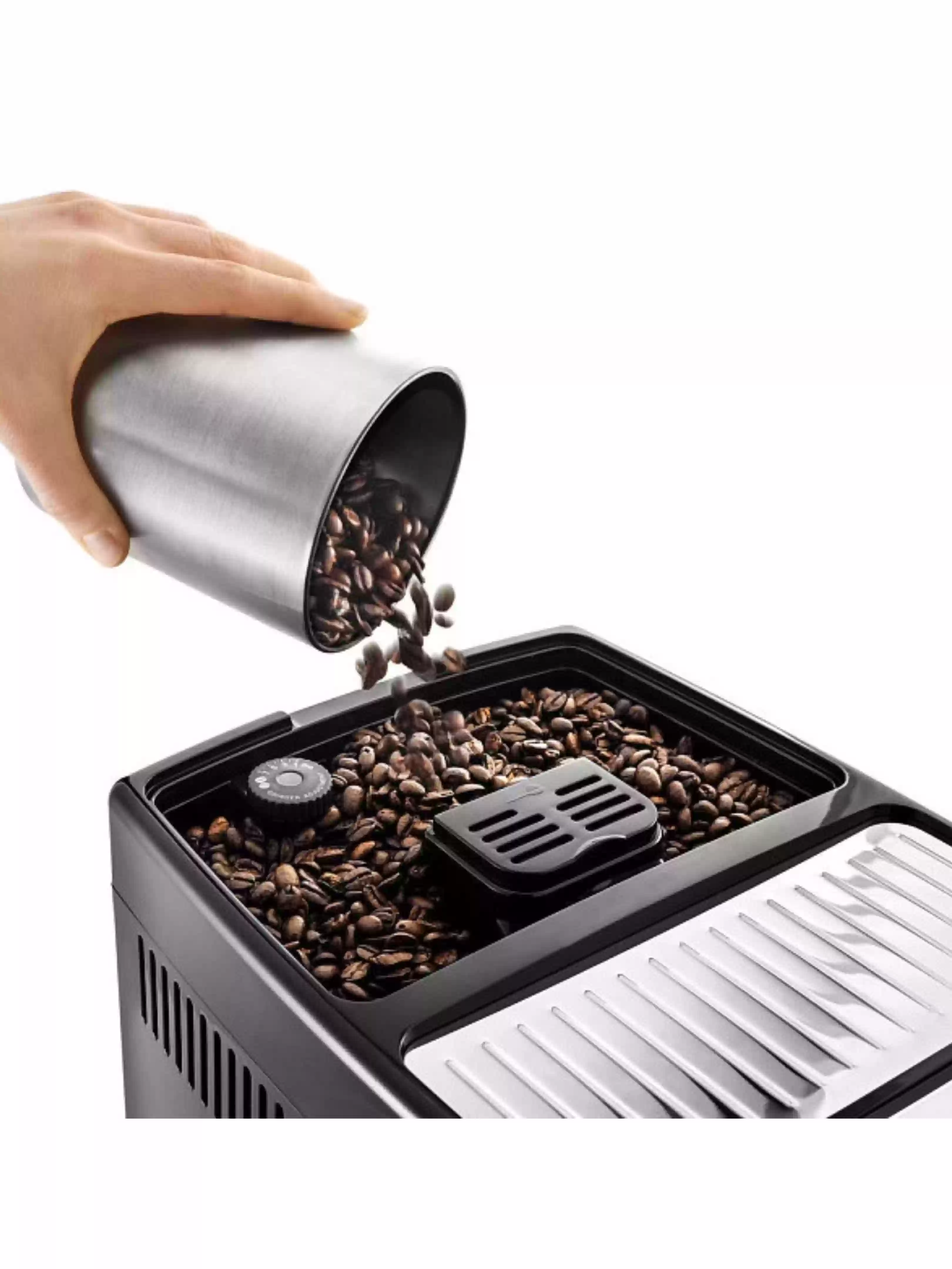 Кофемашина DeLonghi Dinamica ECAM350.50SB (кофе зерновой, молотый/ 1450 Вт/ 1.8 л/ автоматический капучинатор/ 5 напитков)-5