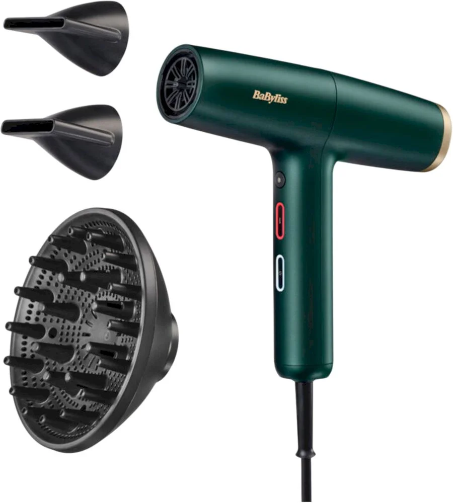 Фен BaByliss D6555DE (1700 Вт / 4 режима / холодный воздух / генератор ионов / диффузор / BLDC мотор)-1