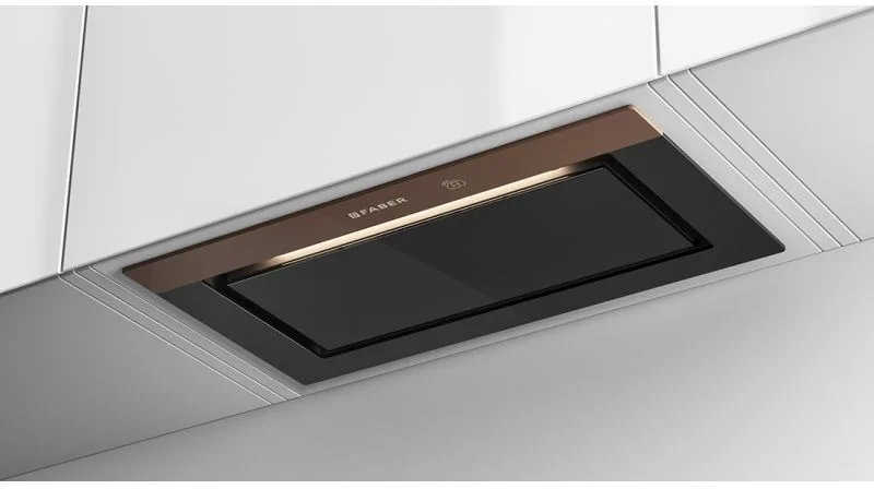 Вытяжка полновстраиваемая Faber BI-AIR KL A52 (670 м³/ч / 270 Вт / LED освещение 1 x 4 Вт / ширина - 52,2 см / Чёрный + коричневый)-1
