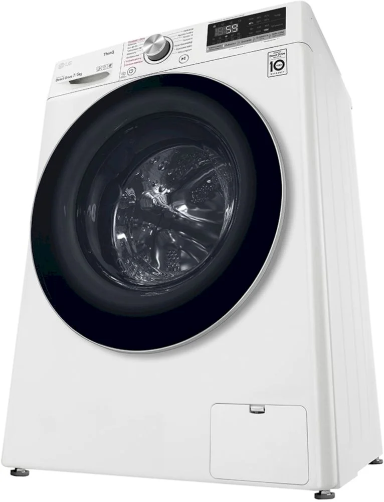Стирально-сушильная машина LG F2DV5S7S1E (47.5см / 7кг / 5кг / 1200об / пар / добавление белья / AI DD / ThinQ(Wi-Fi) / Inverter Direct Drive / A+++)-7
