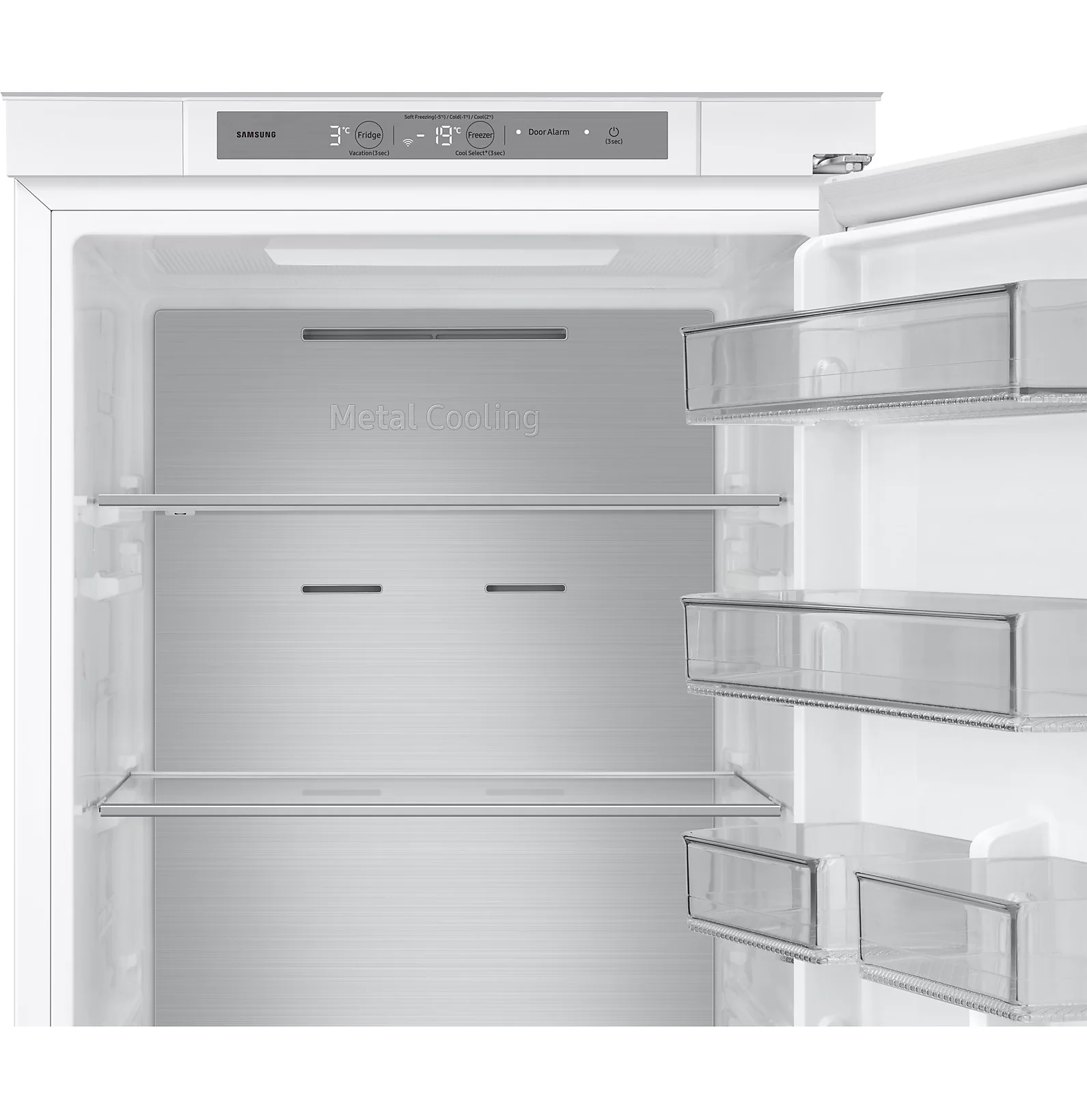 Холодильник встраиваемый Samsung BRB80F30BES0 (Объем - 298л / Высота - 193.5см/Слайд. крепл. фасадов / Metal Cooling /Twin Cooling+ / Wi-Fi / NoFrost)-5