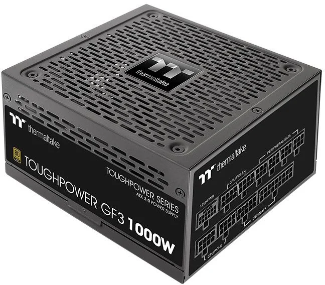 Блок питания Thermaltake 1000W Toughpower GF3 модульный (80+ Gold, 20+4 pin, 2x 4+4 pin CPU, 12VHPWR, 4x 6+2 pin PCI-E, Smart Zero Fan, 135mm Fan)-0