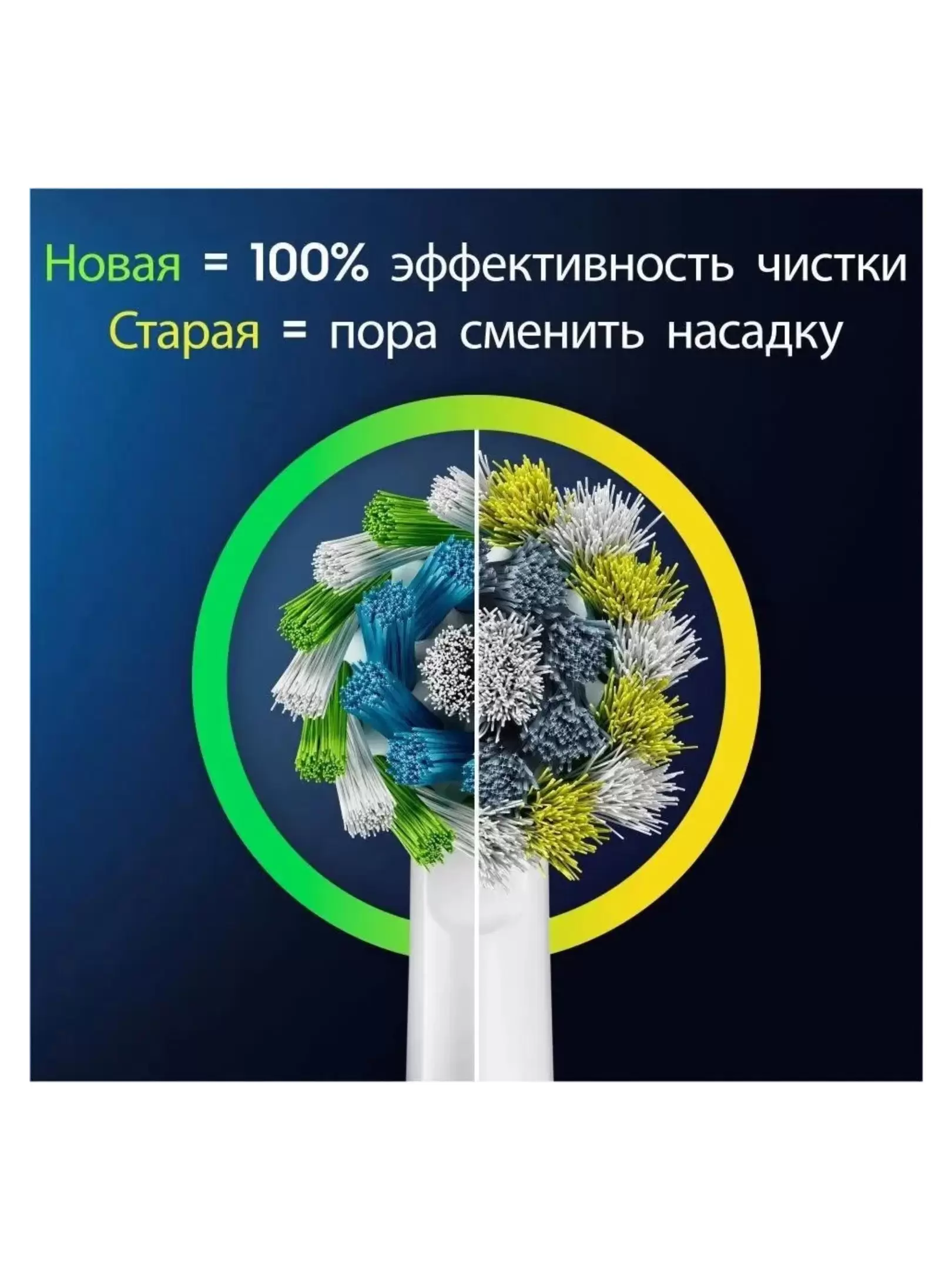 Насадка для зубных щеток Braun Oral-B Pro Cross Action EB50RX-4 (4 шт)-4
