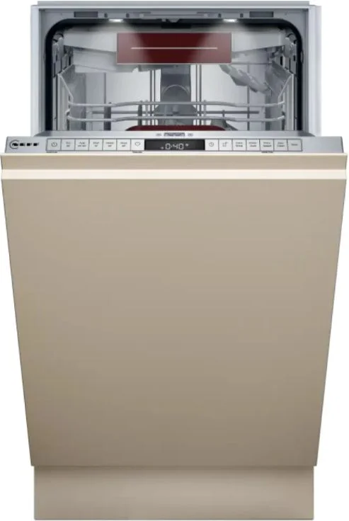 Машина посудомоечная встраиваемая 45 см Neff S857YMX02E (10 комплектов / 3 полки / расход воды - 8,5 л / TimeLight / Home Connect / Zeolith / А+++)-0