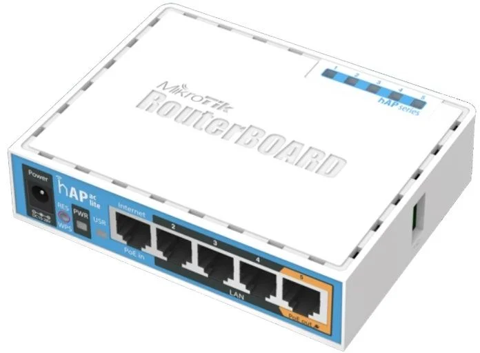Маршрутизатор Mikrotik hAP ac lite (RB952Ui-5ac2nD) AC750 Wi-Fi двухдиапазонный MU-MIMO роутер с поддержкой 3G/4G модемов и USB-портом-1