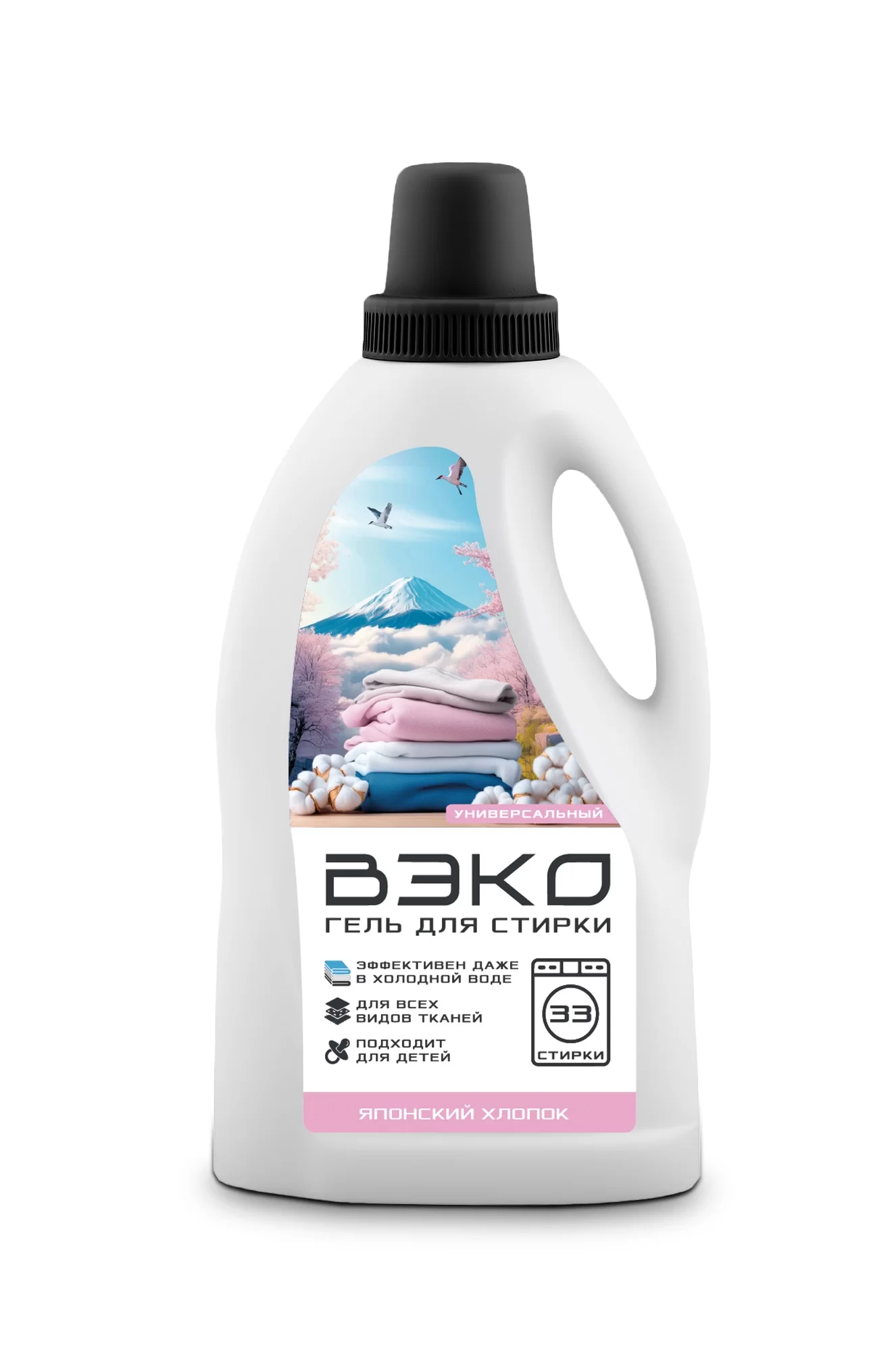 Гель для стирки ВЭКО Японский Хлопок 1 л-0