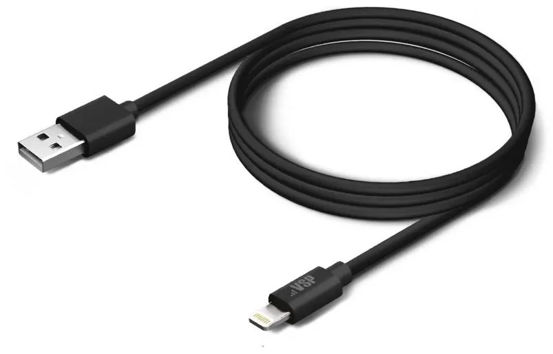Кабель Borasco Lightning - USB, 1м, Черный-0