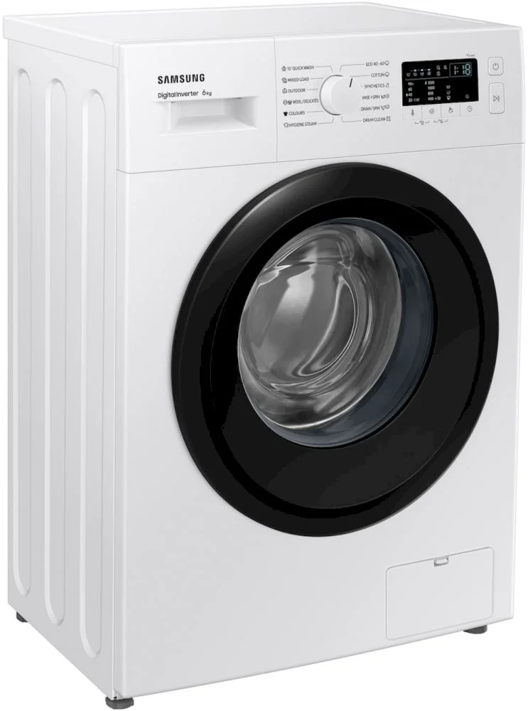 Стиральная машина Samsung WW60A3120BE/LE (40см / 6кг / 1200об / пар / Drum Clean / мотор - Digital Inverter)-1
