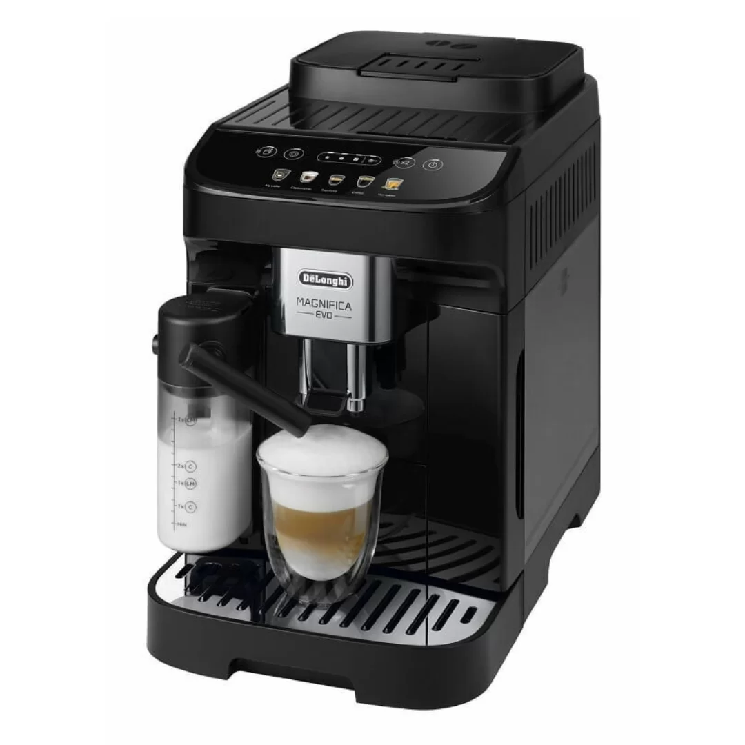 Кофемашина DeLonghi Magnifica Evo ECAM290.51.B (кофе зерновой, молотый/ 1450 Вт/ 1.8 л/ автоматический капучинатор/ 4 напитка)-1