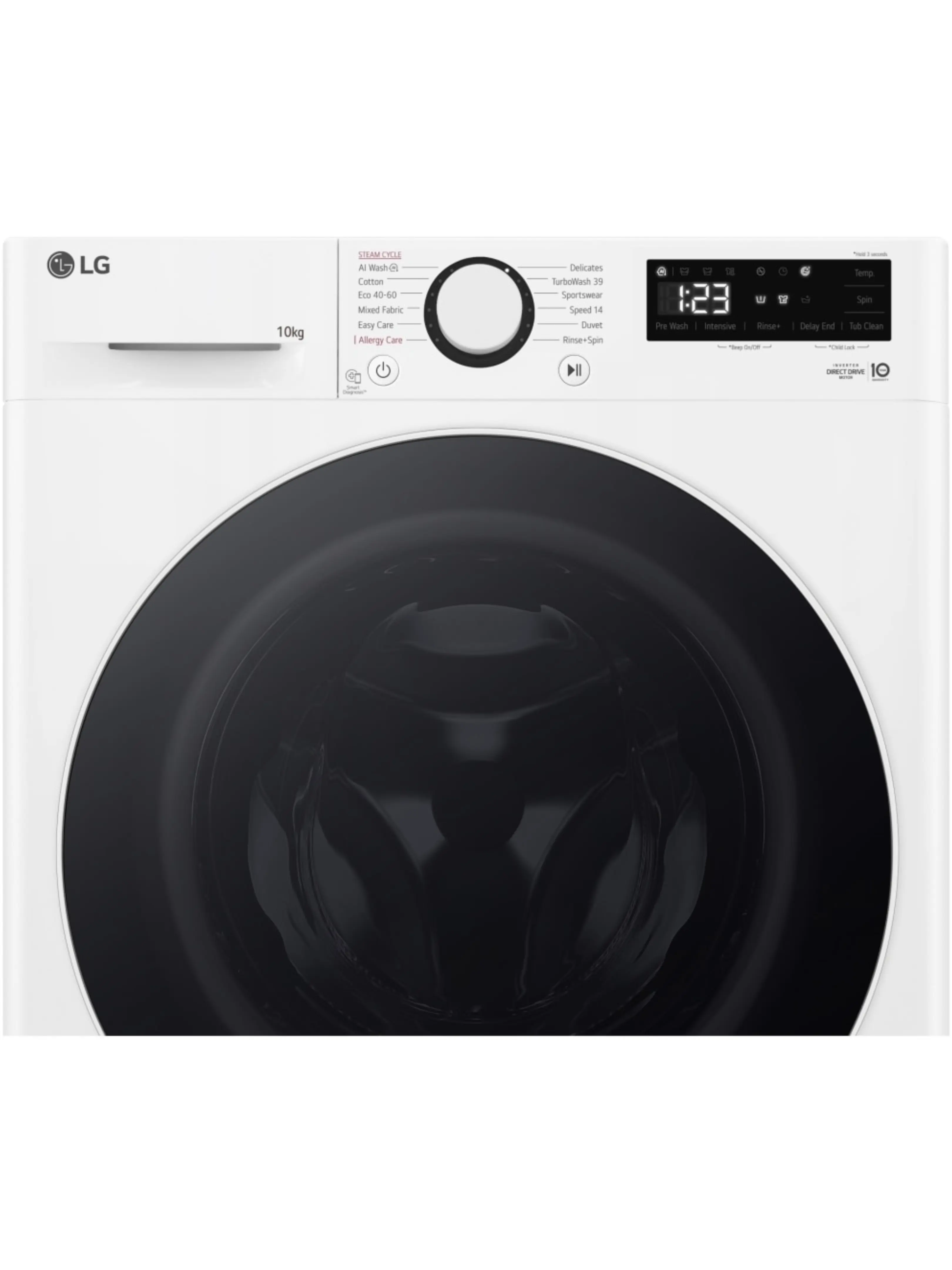 Стиральная машина LG F4WR510S0W (56,5см / 10кг / 1400об / пар / AI DD / Steam / Smart Diagnosis / Inverter Direct Drive / A+++)-5