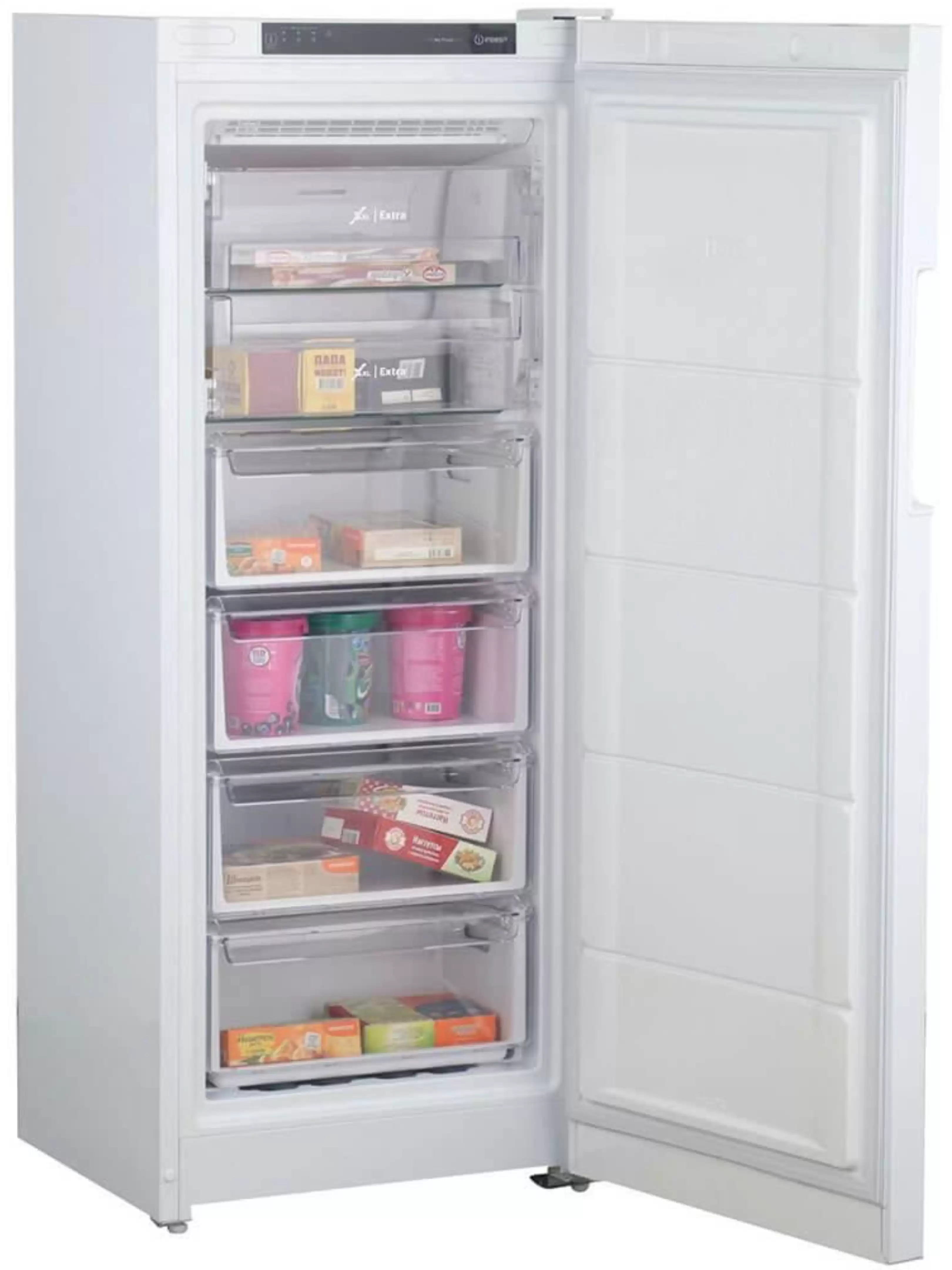 Морозильная камера Indesit DFZ 4150.1 (Объем - 204 л / Высота - 150 см / B / Белый / NoFrost)-2