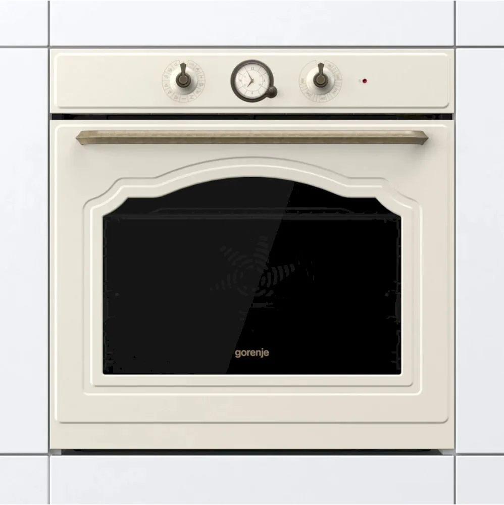 Духовой шкаф Gorenje BOS67372CLI (Classico / 77 л / до 300 °C / Бежевый, эмаль / AquaClean / PerfectGrill / телескоп. напр. (x1) / А)-3