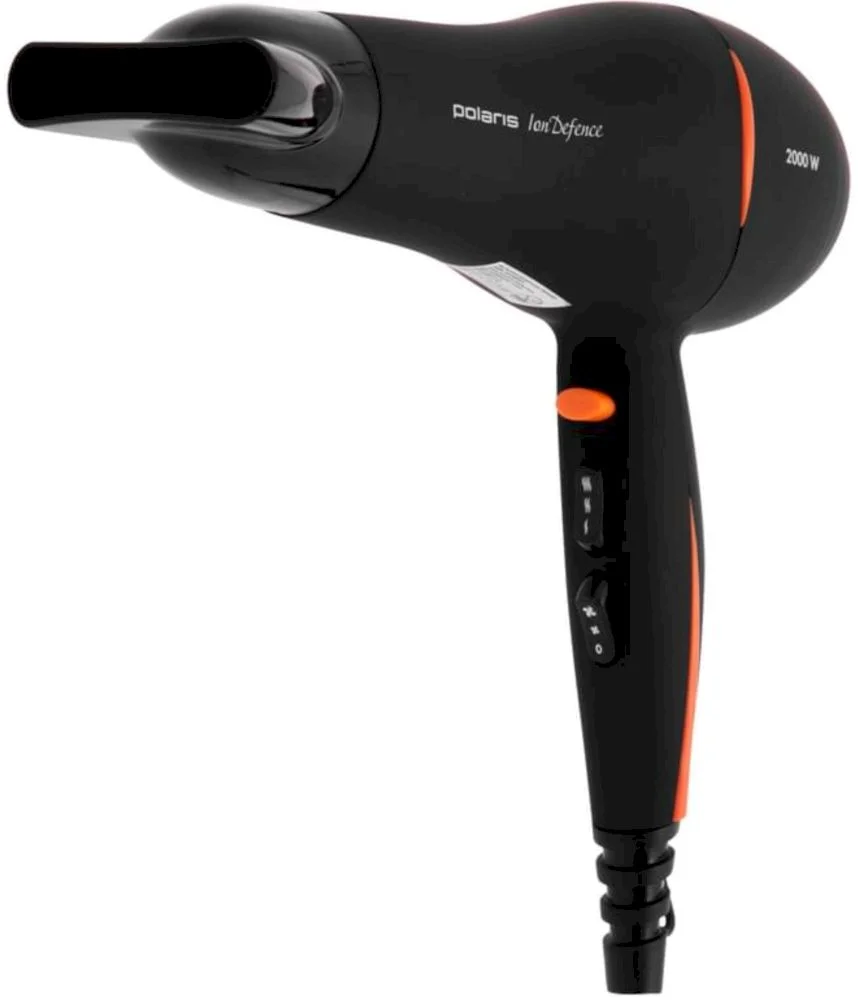 Фен Polaris PHD 2038Ti (полноразмерный/ 2000 Вт / 3 режима / холодный воздух / шнур - 1,6 м / ионизация)-1