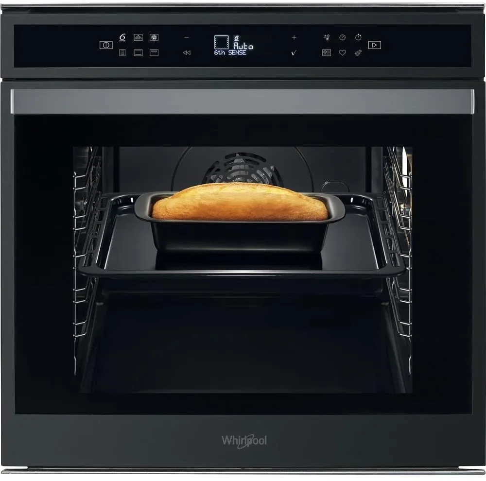 Духовой шкаф Whirlpool W6 OM4 4S1 P BSS (73 л / до 250 °C / Антрацит / Пиролиз / Гриль / Телескоп. напр. / SoftClose / A+)-0