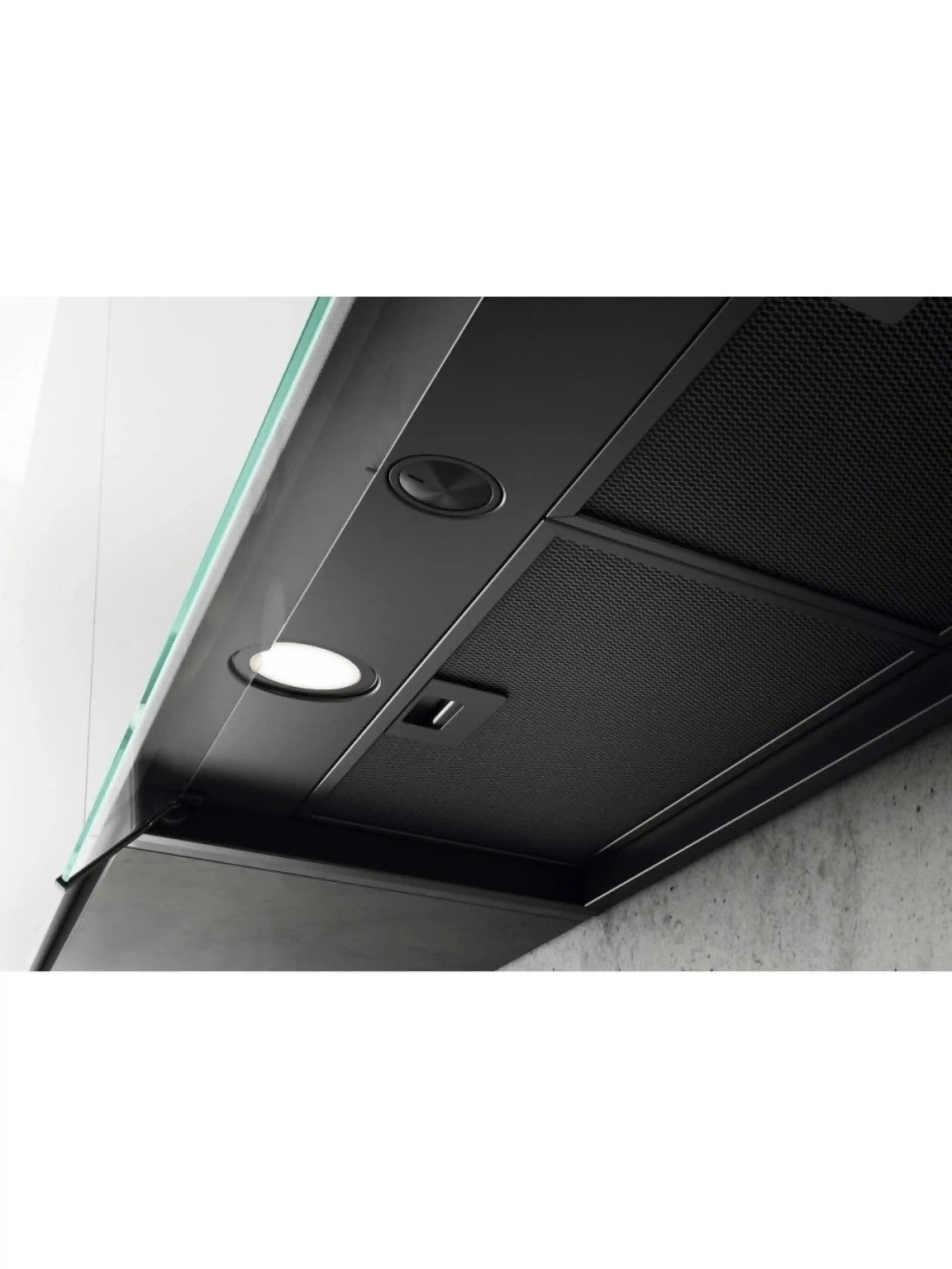 Вытяжка полновстраиваемая Elica BOXIN LX/BL MAT/A/90 (1000 м³/ч / 255 Вт / LED освещение 2x2,5 Вт / ширина - 89,4 см / Матовый чёрный)-2