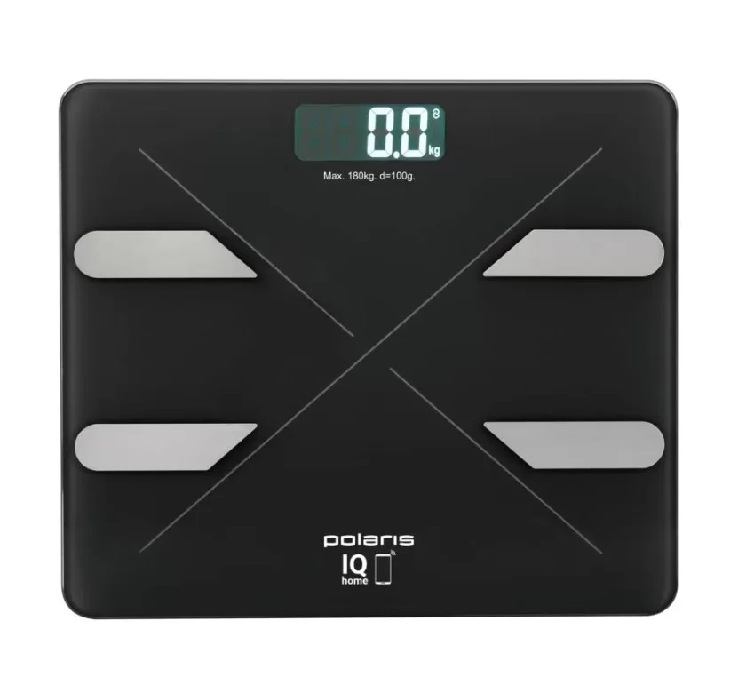 Весы электронные напольные Polaris PWS 1898 IQ Home (180кг / диагностика / чёрные)-0